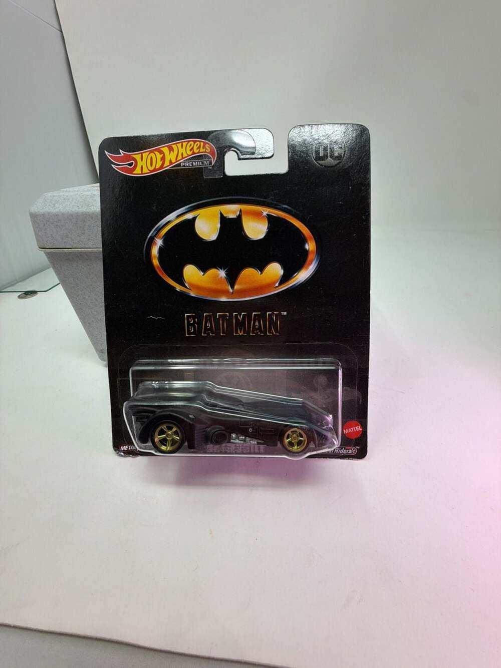 Hot Wheels Premium 1989 Batman Batmobile Gold Wheels